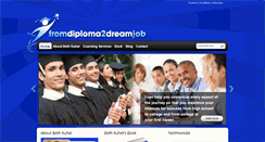 Desktop Screenshot of fromdiploma2dreamjob.com