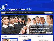 Tablet Screenshot of fromdiploma2dreamjob.com